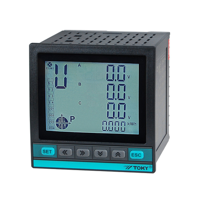 3,5 en el LCD exhiba la serie de DW9L 3 protocolo multifuncional del registrador RS485 Modbus-RTU del poder de la fase