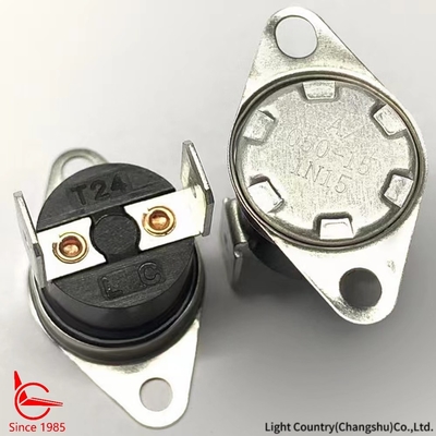 KSD301 Interruptor térmico, reinicio automático, utilizado para el acolchado en la industria de la belleza