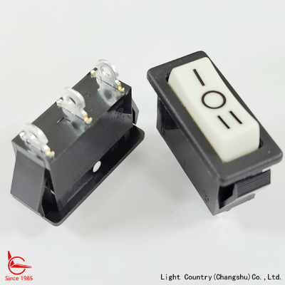 Interruptor Rocker R4 de fábrica confiable, 33 * 15mm, encendido, encendido, 16A 250V, UL / VDE, para utensilios de cocina