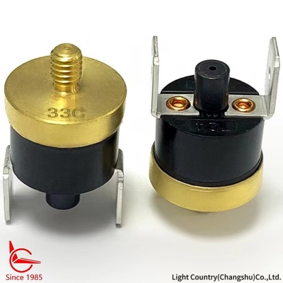 KSD301 Interruptor térmico, M5*0.8*6, Reinicio manual, para protección contra la temperatura
