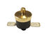 El termóstato del reset manual KSD301 con cobre del tornillo va al fabricante de café