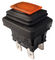 Interruptor eléctrico del botón, vivienda de PA66/PC, LED anaranjado, prenda impermeable, LC83-3
