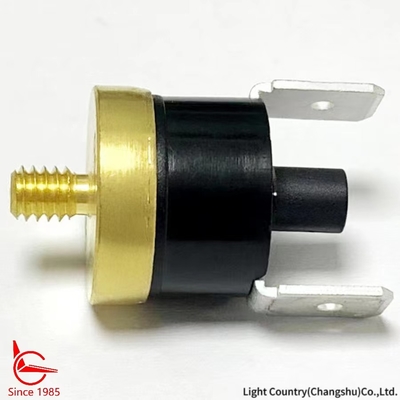 KSD301 Interruptor térmico, M5*0.8*6, Reinicio manual, para protección contra la temperatura